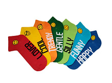 Sosete colorate Smiley Face