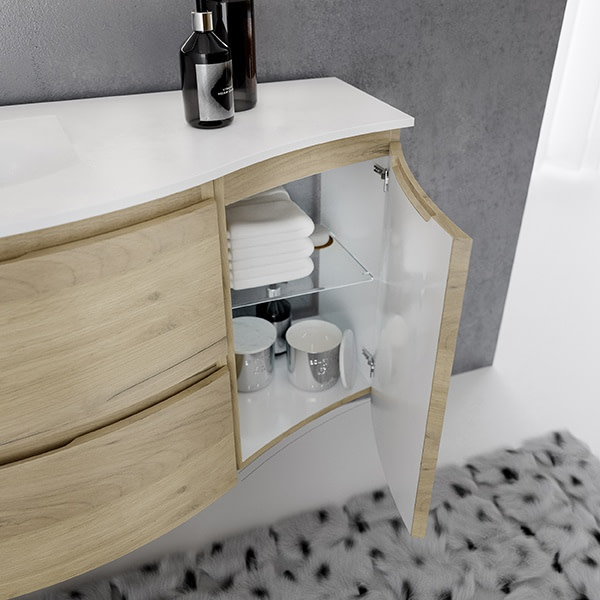 Mobilier de baie Savini Due - Unitate vanity din Colectia Armonia